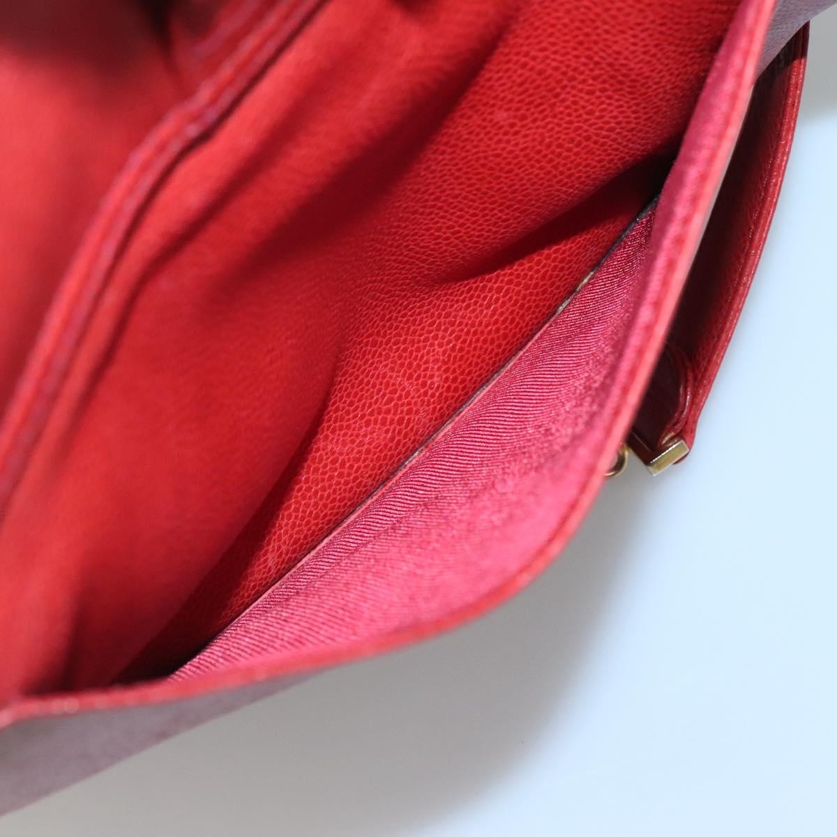 Chanel Vintage Backpack Caviar Red Leather Backpack Bag