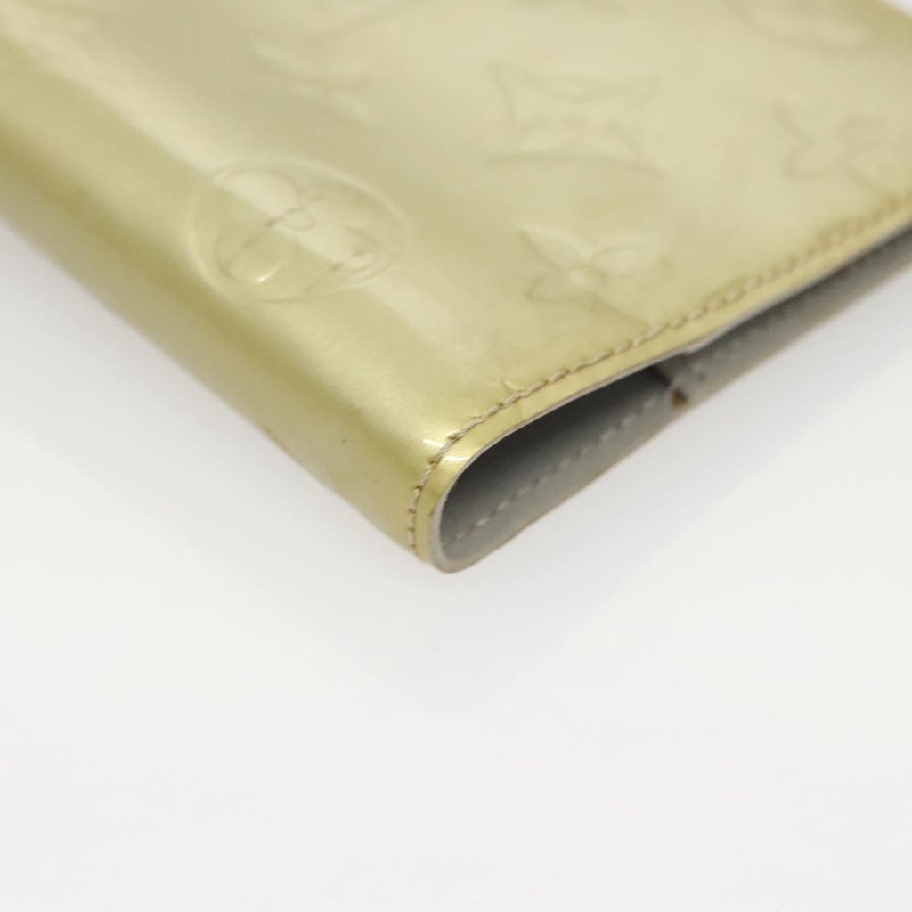 Louis Vuitton Agenda Cover Patent Leather Gray Patent_Leather Wallets Accessory