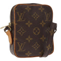Louis Vuitton Danube Handbag Monogram Canvas Brown Canvas Shoulder Bag