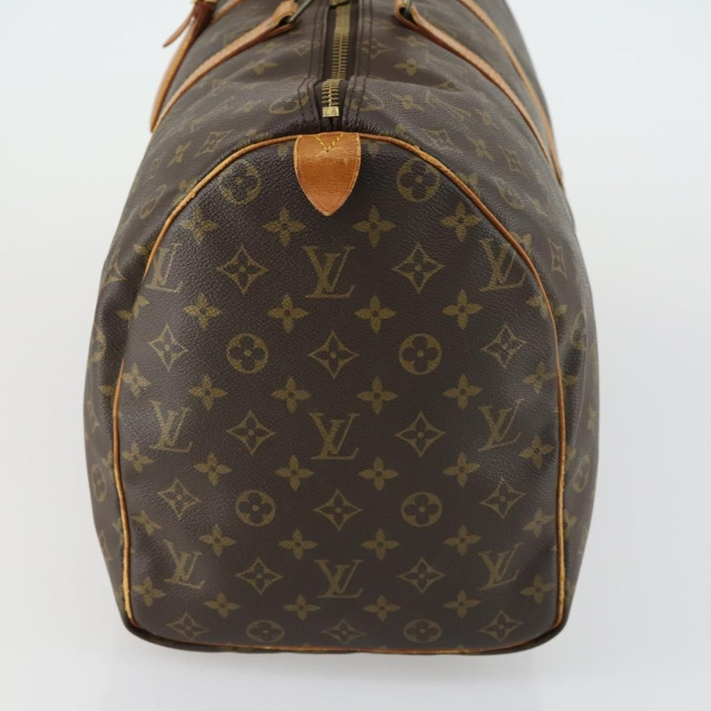 Louis Vuitton Keepall Bag Monogram Canvas Brown Canvas Travel Bag