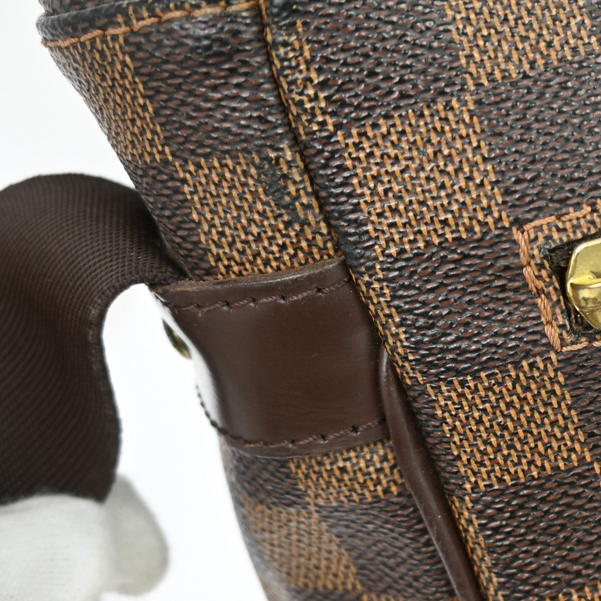 Louis Vuitton Melville Messenger Bag Damier Brown Canvas Shoulder Bag