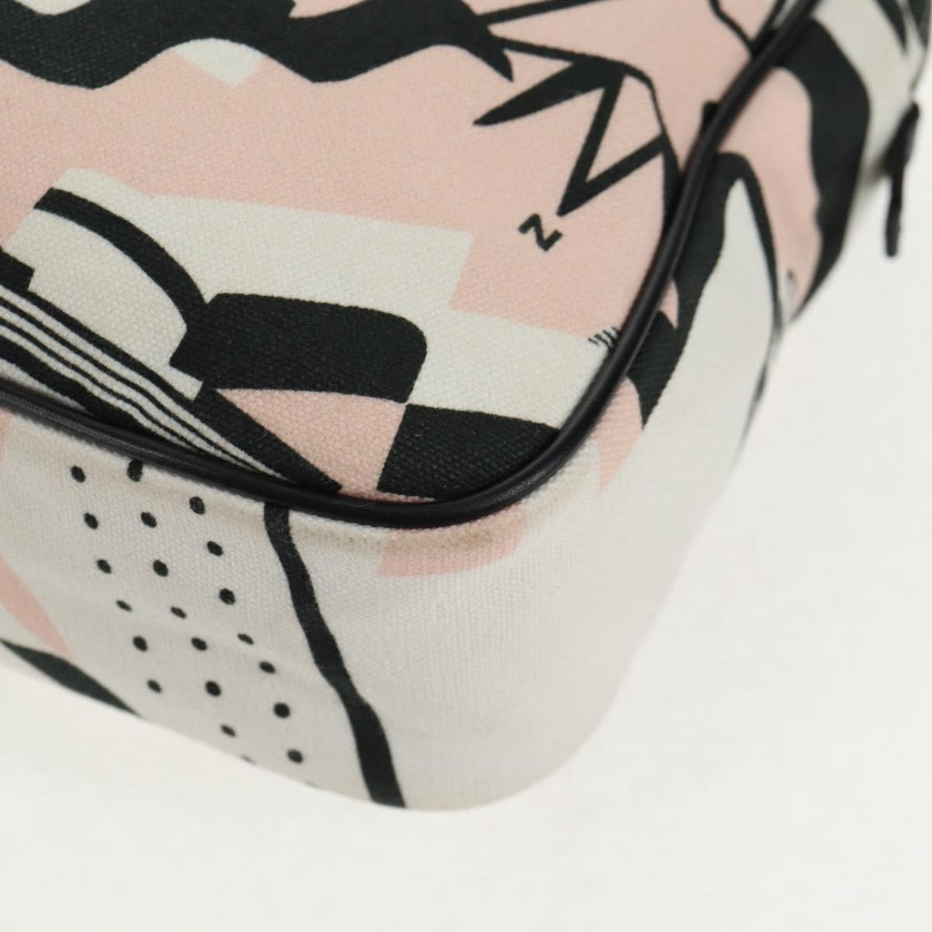 Chanel La Pausa Bay Camera Case Bag Printed Canvas Pink Canvas Bag