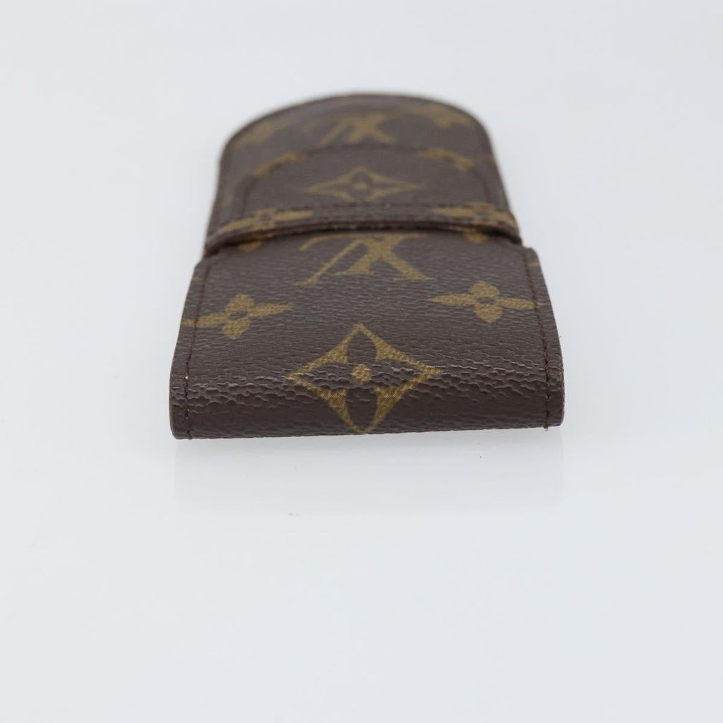 Louis Vuitton Etui À Stylo Canvas Brown Canvas Clutche & Pouche Bag
