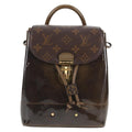 Louis Vuitton Hot Springs Backpack Vernis With Monogram Canvas Khaki Canvas Backpack Bag