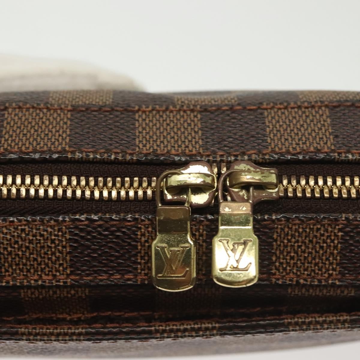 Louis Vuitton Geronimos Waist Bag Damier Brown Canvas Shoulder Bag