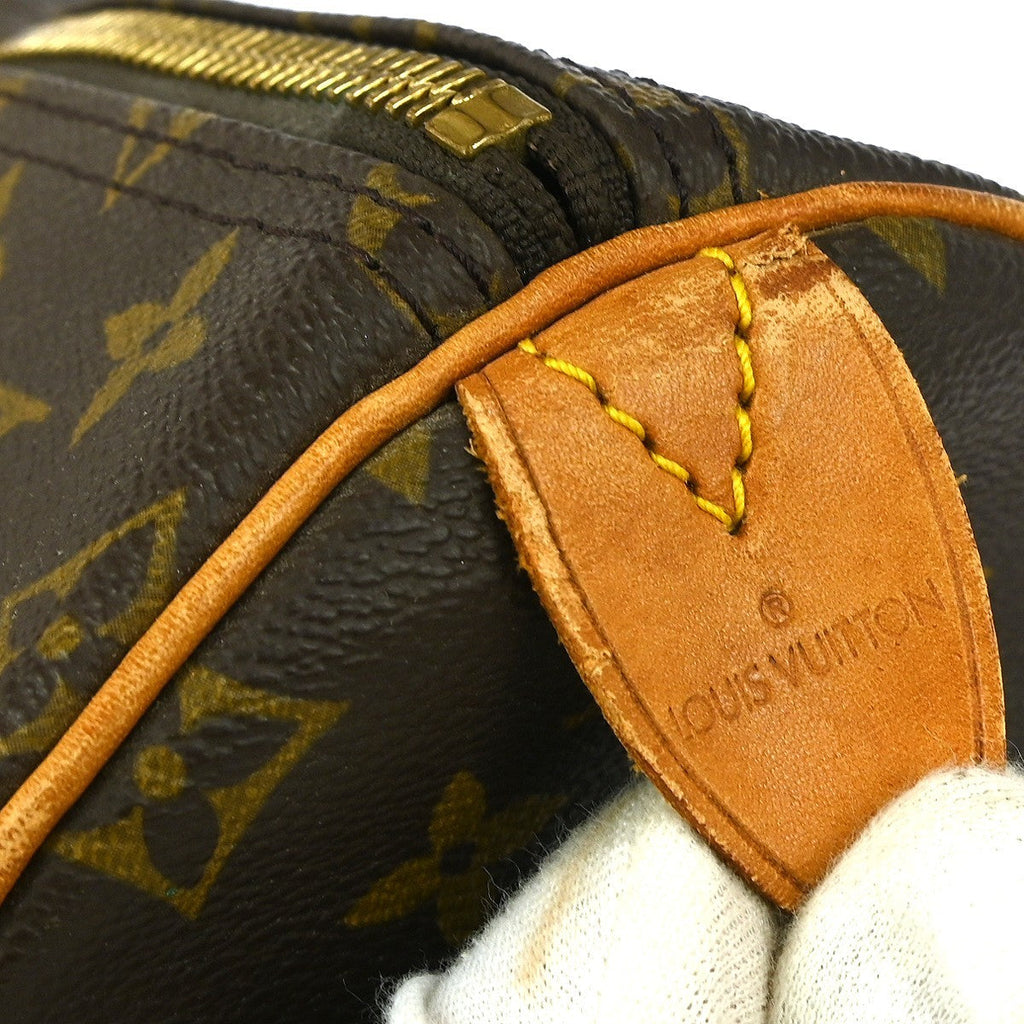 Louis Vuitton Keepall Bag Monogram Canvas Brown Canvas Travel Bag