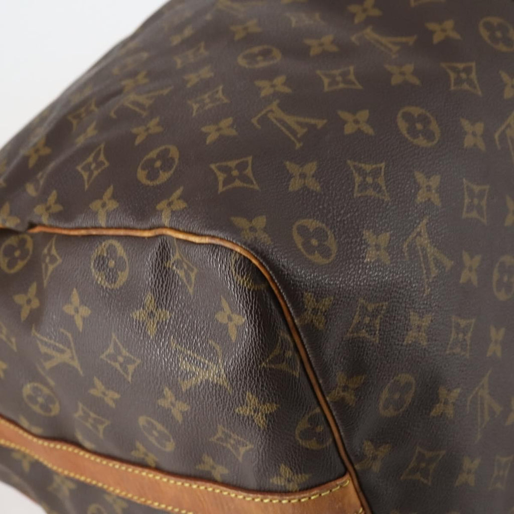 Louis Vuitton Keepall Bandouliere Bag Monogram Canvas Brown Canvas Travel Bag