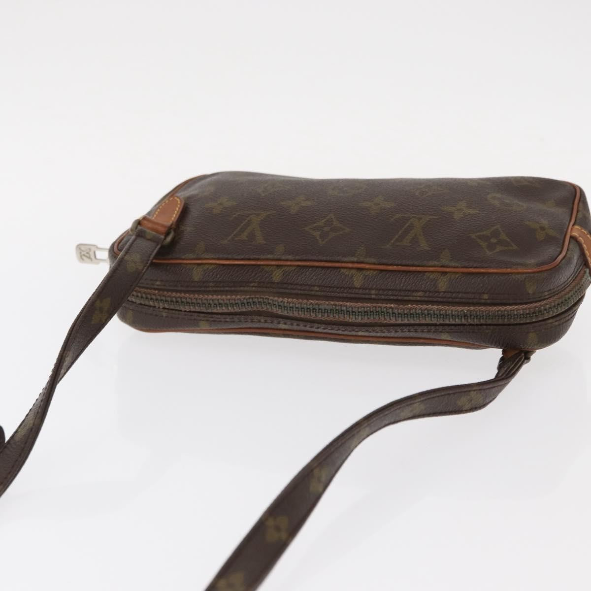 Louis Vuitton Pochette Marly Bandouliere Bag Monogram Canvas Brown Canvas Shoulder Bag
