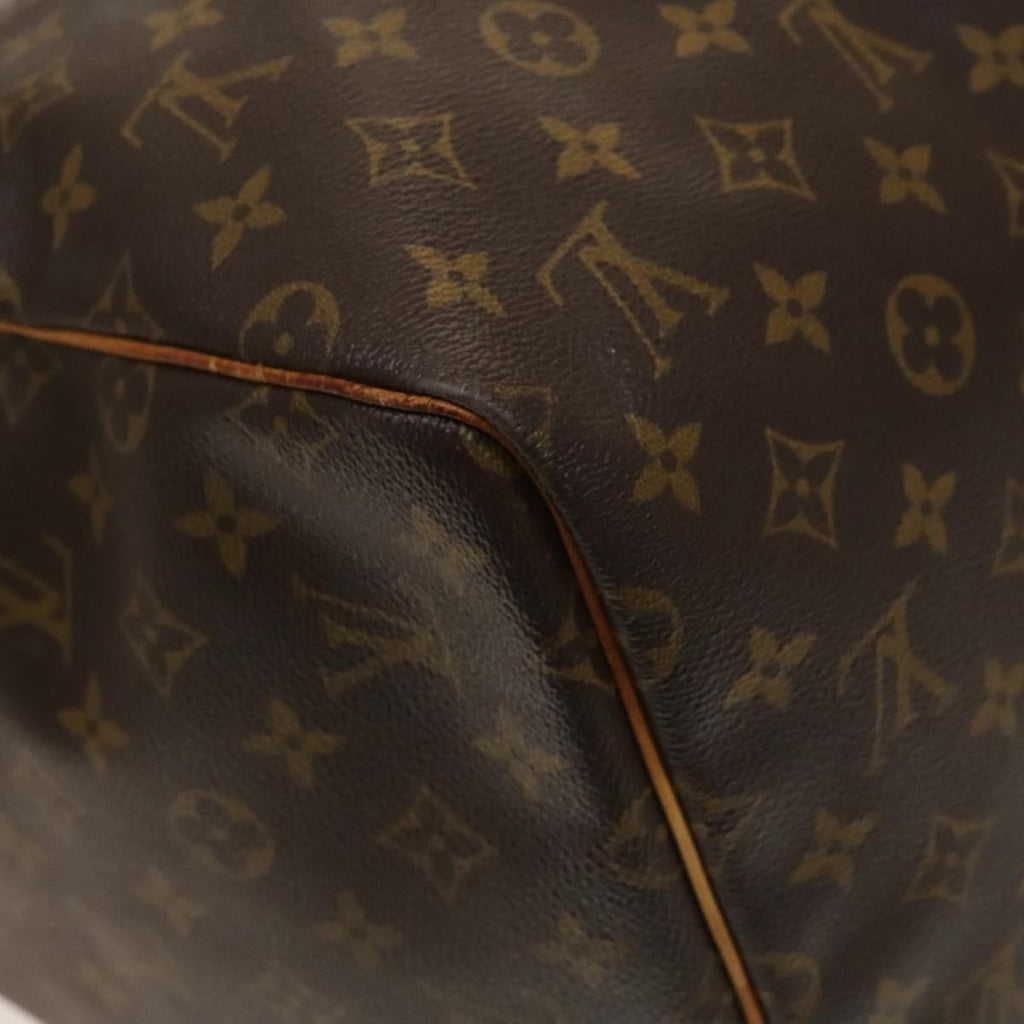 Louis Vuitton Keepall Bag Monogram Canvas Brown Canvas Travel Bag
