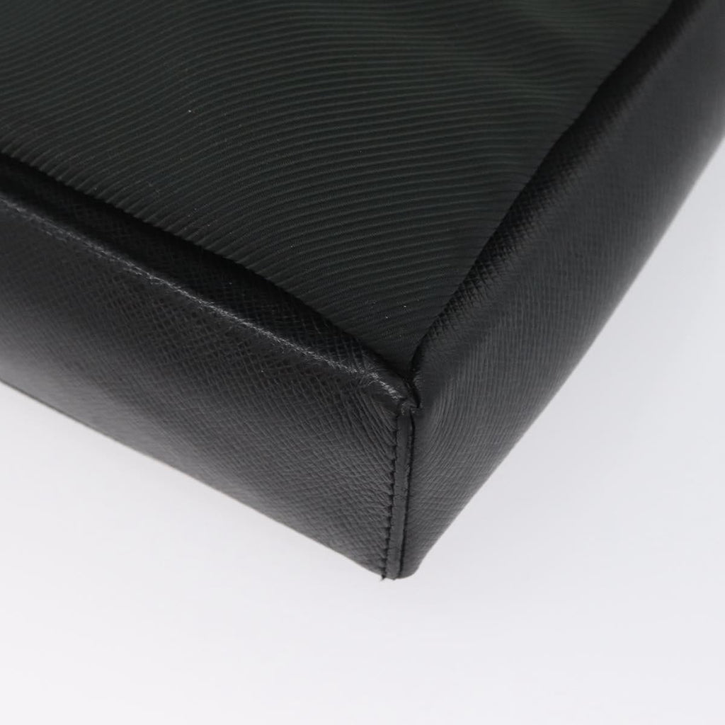 Louis Vuitton Sayan Messenger Bag Taiga Leather And Canvas Black Leather Shoulder Bag