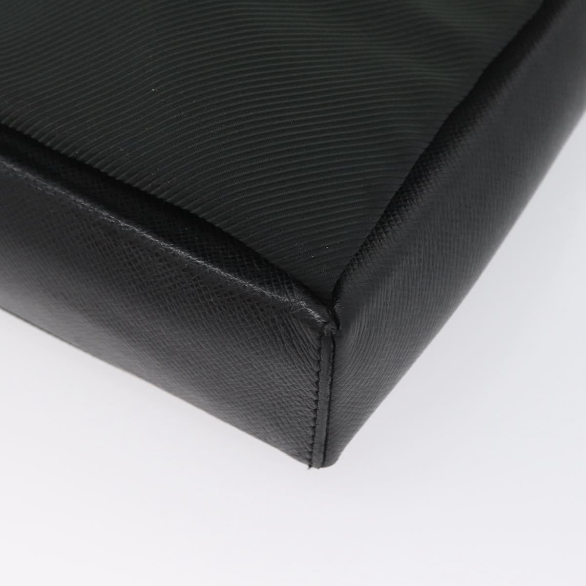 Louis Vuitton Sayan Messenger Bag Taiga Leather And Canvas Black Leather Shoulder Bag
