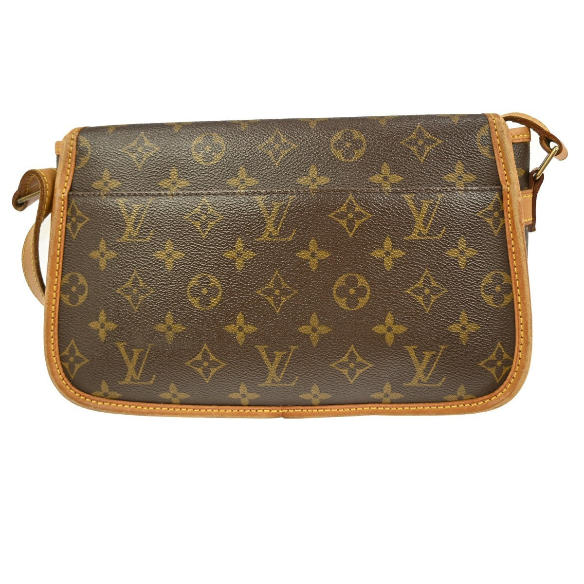 Louis Vuitton Sologne Handbag Monogram Canvas Brown Canvas Shoulder Bag