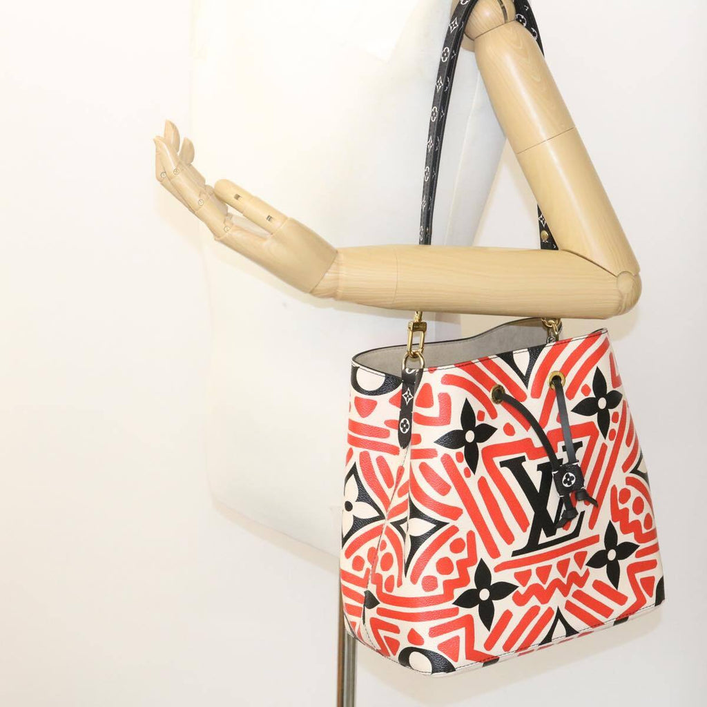 Louis Vuitton Neonoe Handbag Limited Edition Crafty Monogram Giant Red Canvas Bag