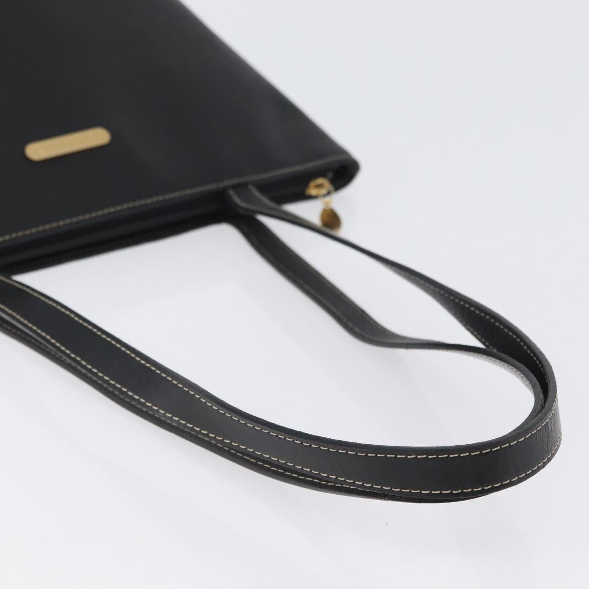 Burberry Vintage Tote Bag Leather Black Leather Tote Bag
