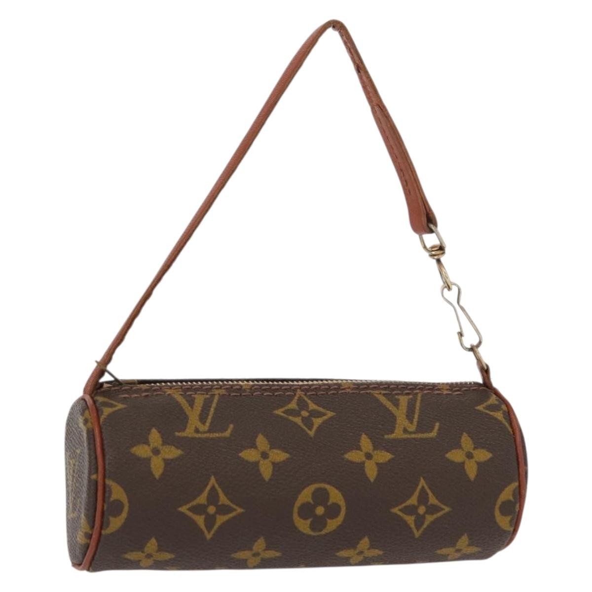 Louis Vuitton Papillon Pochette Monogram Canvas Brown Canvas Clutche & Pouche Bag
