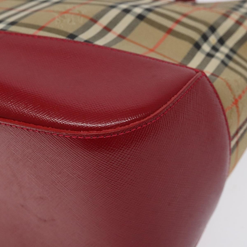 Burberry Nova Check Handbag Nova Check Canvas And Leather Beige Canvas Handbag