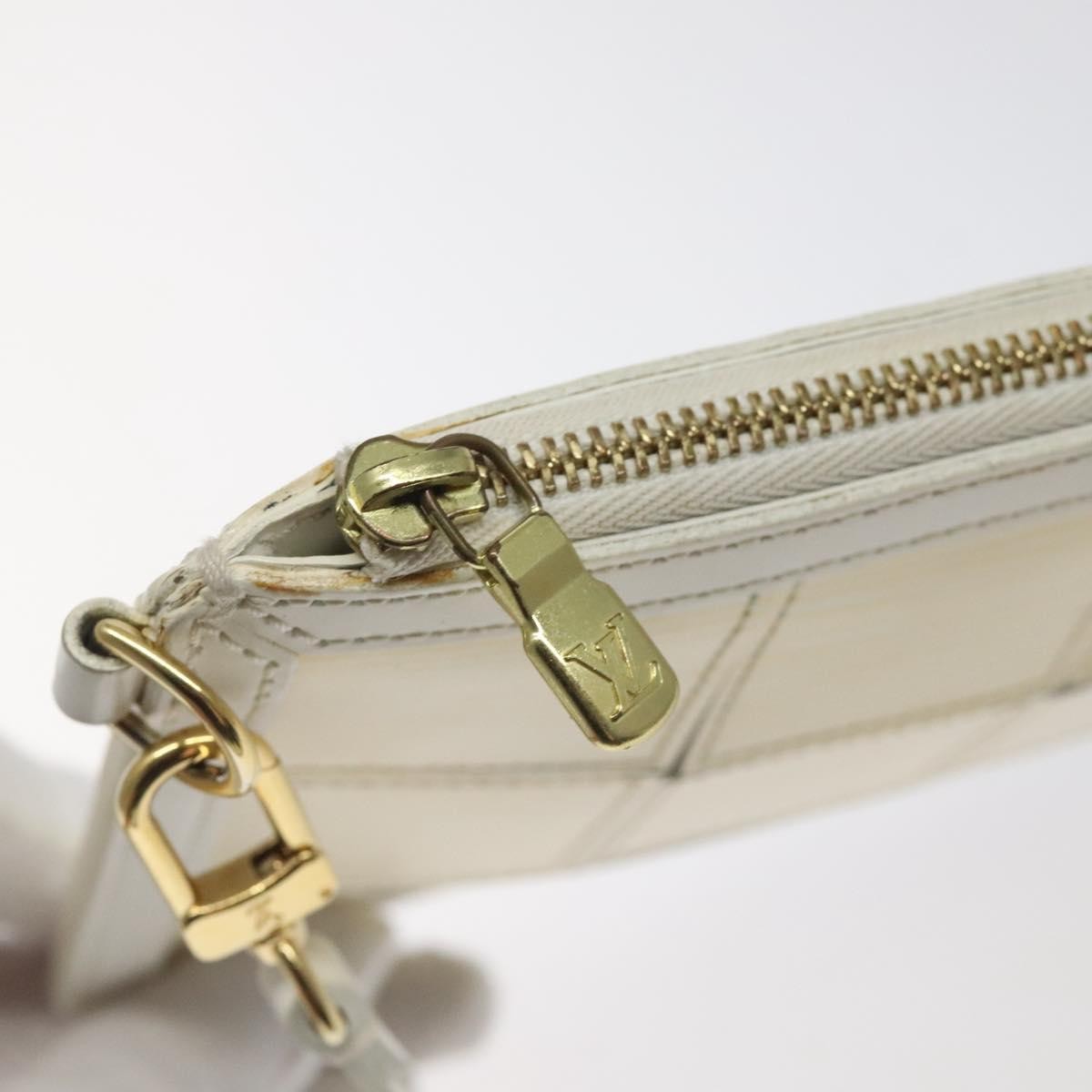 Louis Vuitton Delmonico Pochette Stretch Epi Leather Beige Leather Clutche & Pouche Bag