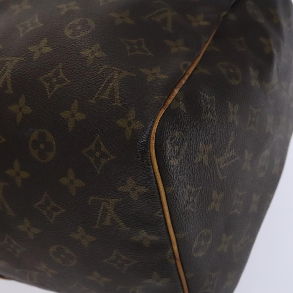 Louis Vuitton Keepall Bag Monogram Canvas Brown Canvas Travel Bag