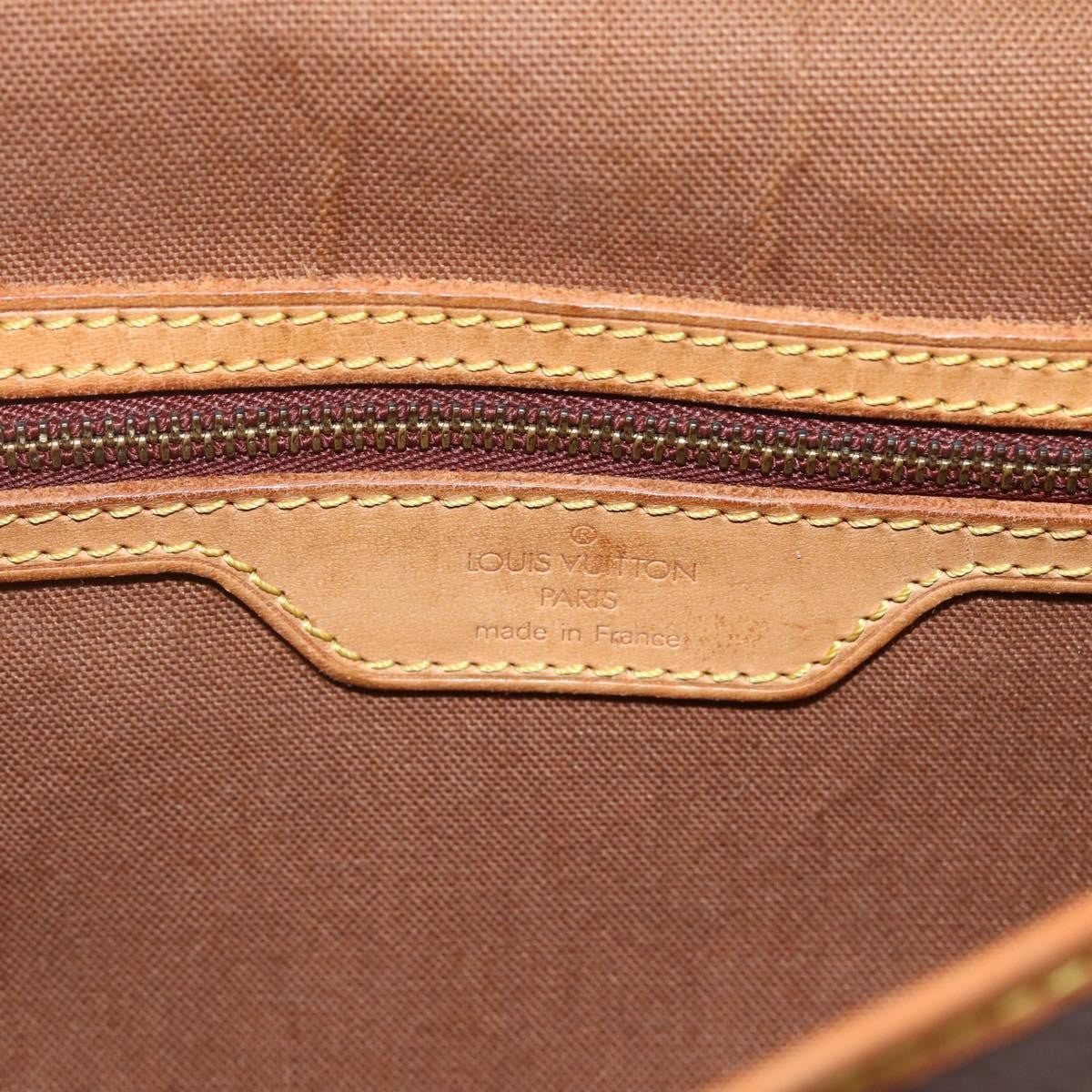 Louis Vuitton Sac Gibeciere Messenger Bag Monogram Canvas Brown Canvas Shoulder Bag