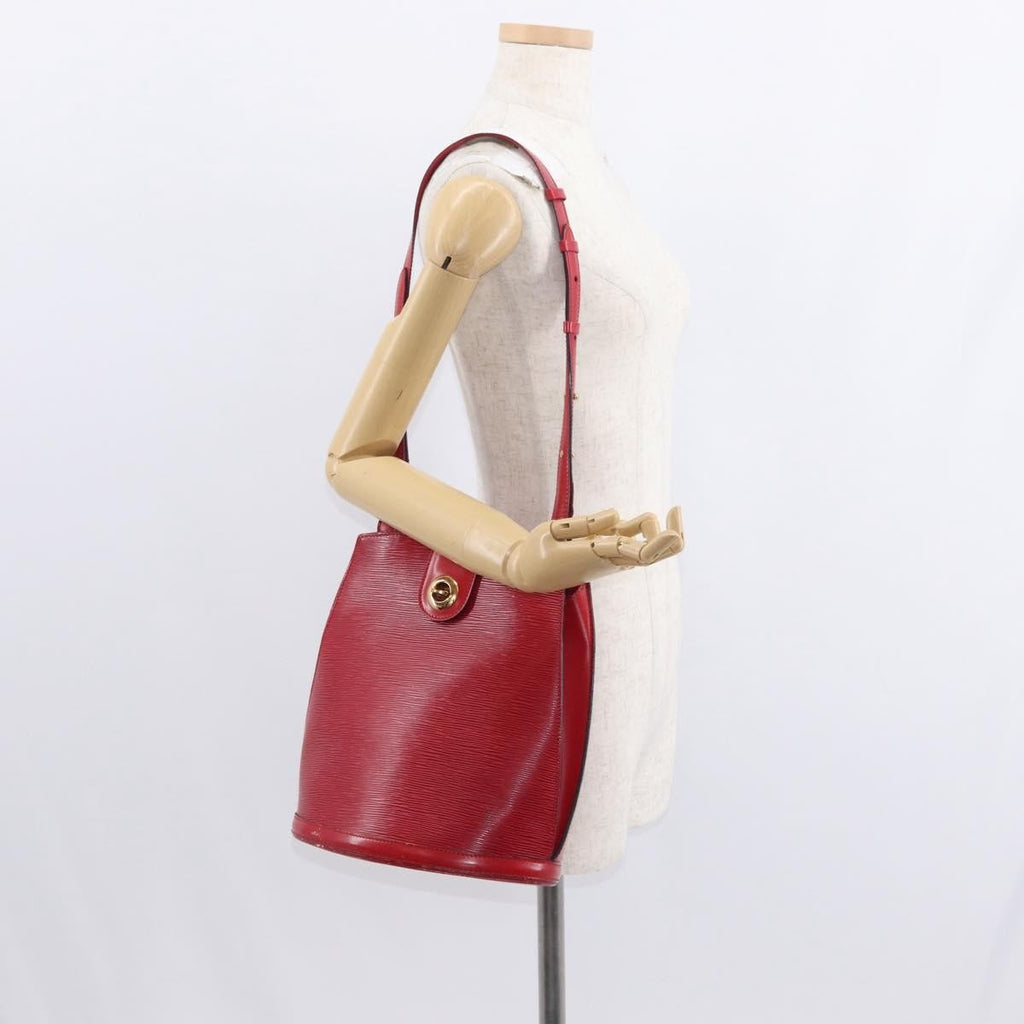 Louis Vuitton Cluny Shoulder Bag Epi Leather Red Leather Shoulder Bag