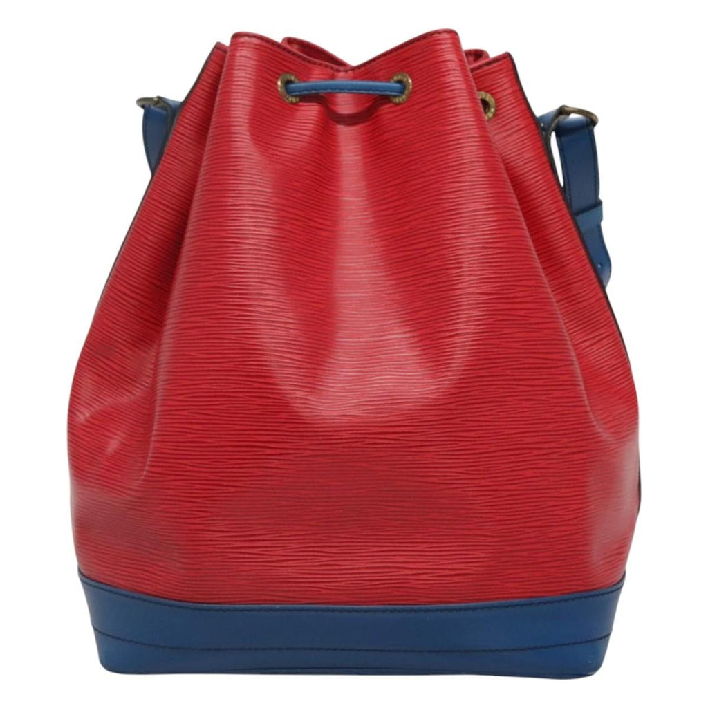 Louis Vuitton Bicolor Noe Handbag Epi Leather Red Leather Bag