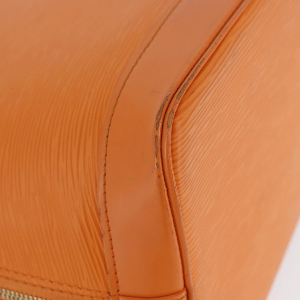 Louis Vuitton Vintage Alma Handbag Epi Leather Orange Leather Handbag
