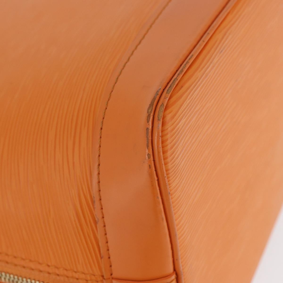 Louis Vuitton Vintage Alma Handbag Epi Leather Orange Leather Handbag