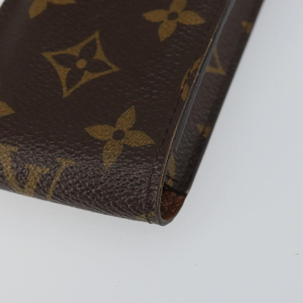 Louis Vuitton Etui Cigarette Case Monogram Canvas Brown Canvas Wallets Accessory