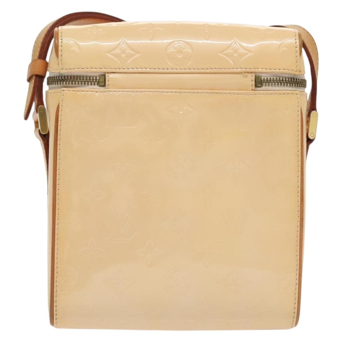 Louis Vuitton Sullivan Handbag Monogram Vernis Pink Patent_Leather Shoulder Bag