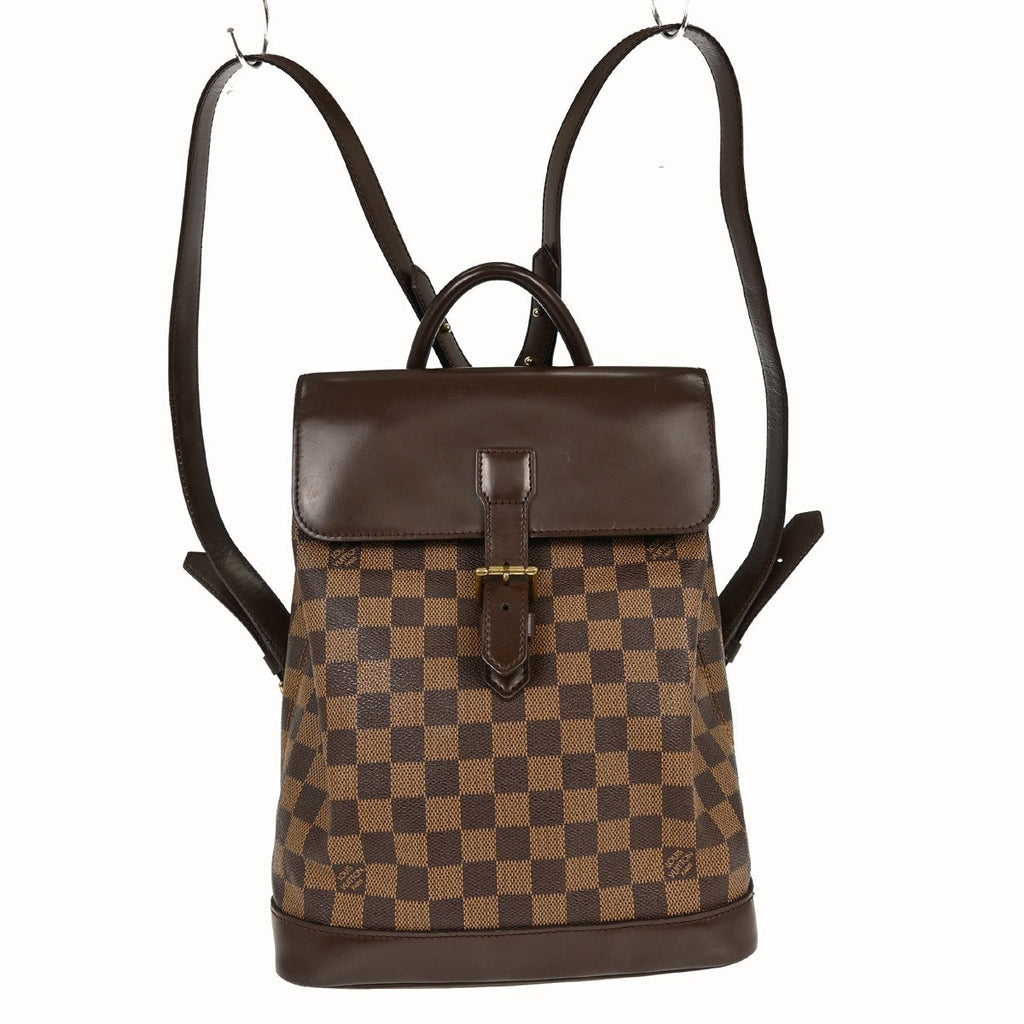 Louis Vuitton Soho Backpack Damier Brown Canvas Backpack Bag