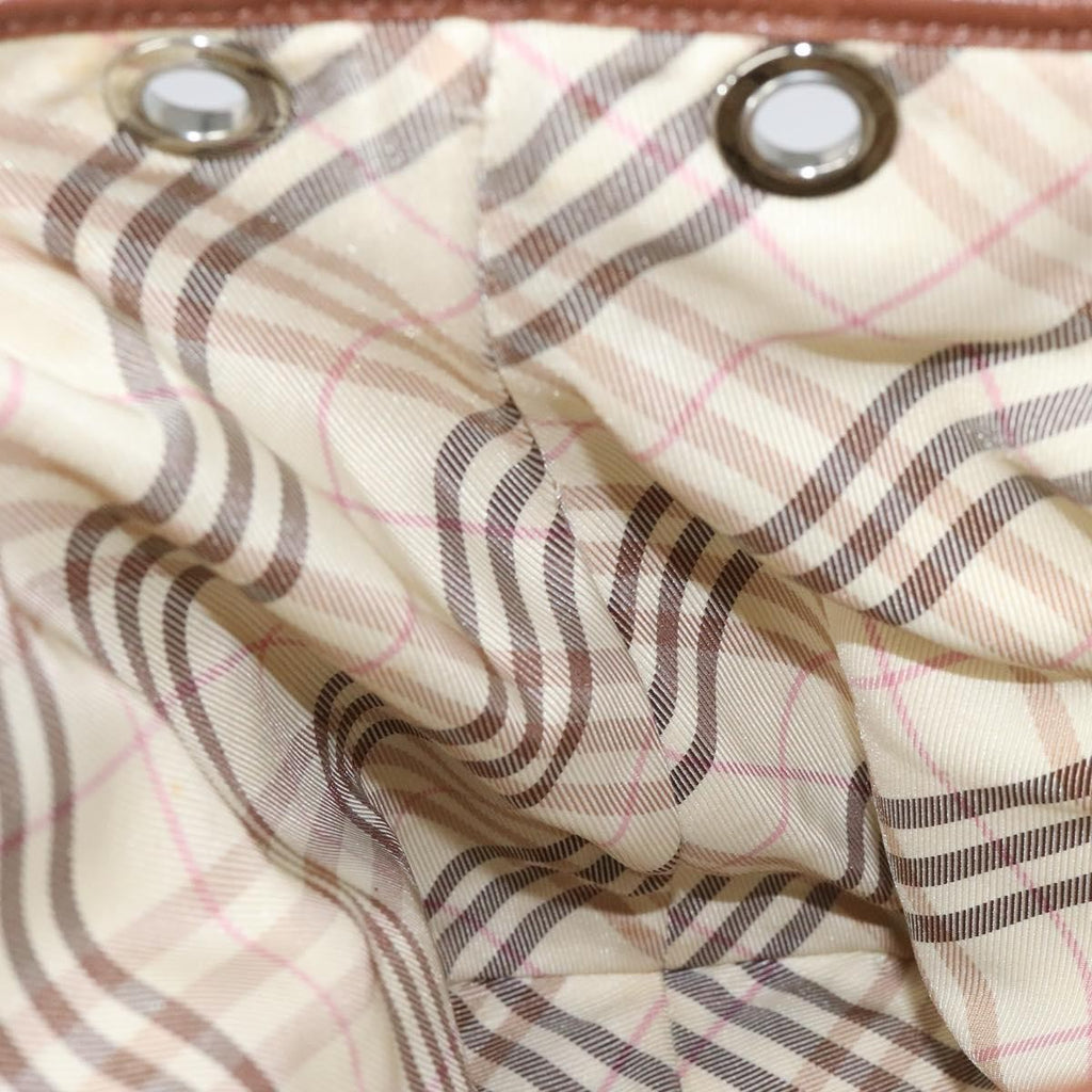 Burberry Nova Check Tote Canvas And Leather Beige Canvas Tote Bag