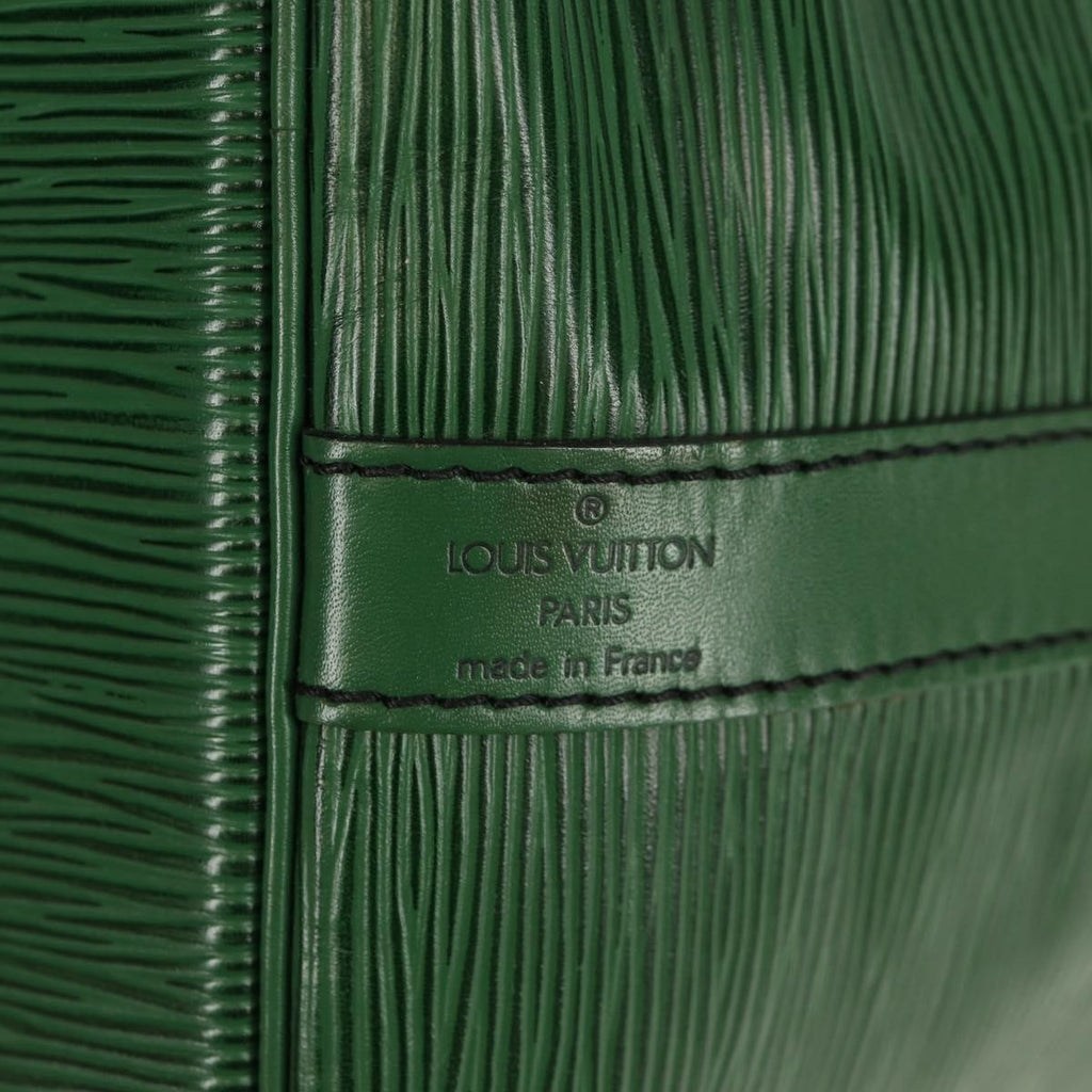 Louis Vuitton Petit Noe Handbag Epi Leather Green Leather Shoulder Bag