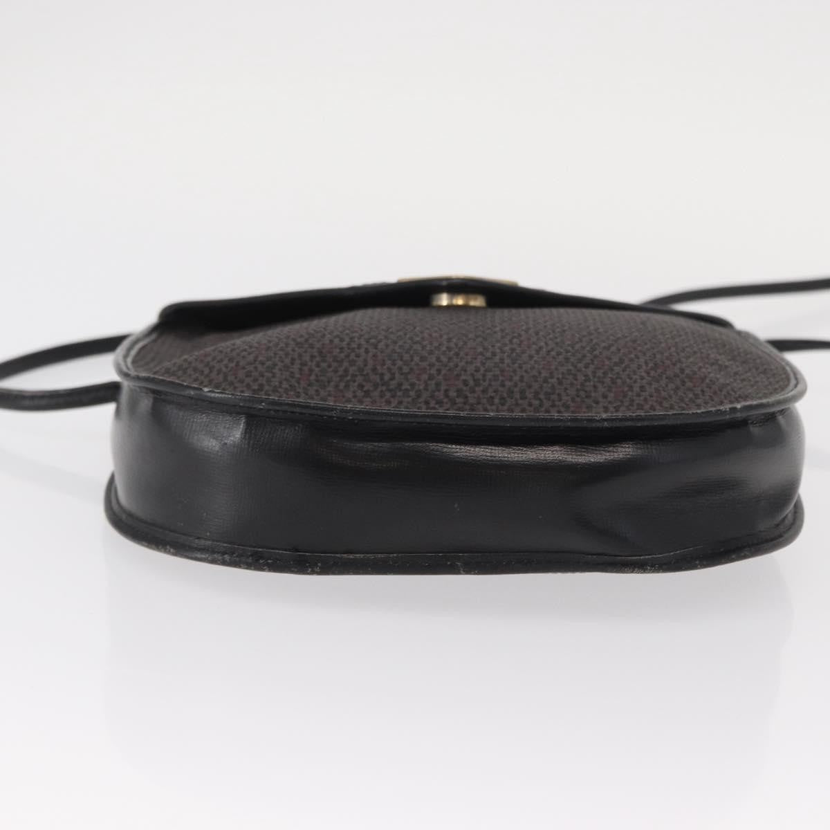 Saint Laurent Vintage Shoulder Bag Canvas Black Canvas Shoulder Bag Bag (Pre-Owned)