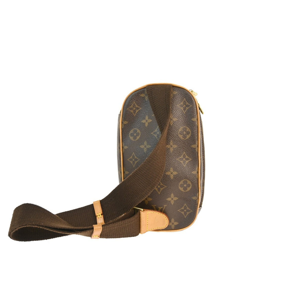 Louis Vuitton Pochette Gange Monogram Canvas Brown Canvas Clutche & Pouche Bag