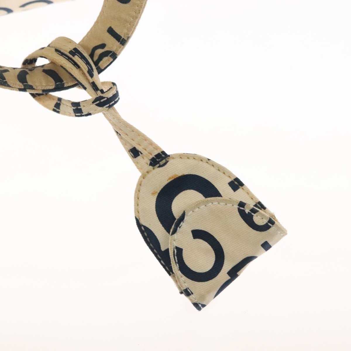 Chanel Cambon Canvas White Canvas Bag
