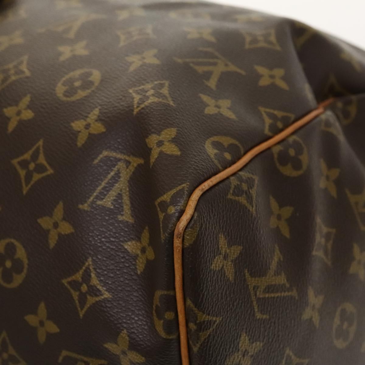 Louis Vuitton Keepall Bag Monogram Canvas Brown Canvas Travel Bag