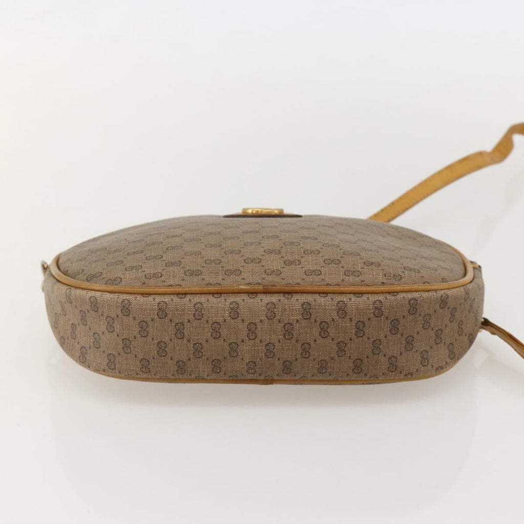 Gucci Micro Gg Supreme Shoulder Bag Gg Canvas Beige Pvc Shoulder Bag Bag (Pre-Owned)