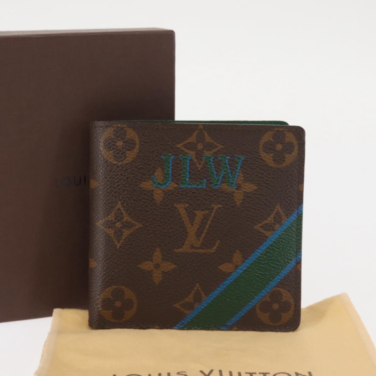 Louis Vuitton Marco Wallet Monogram Canvas Brown Canvas Wallets Accessory