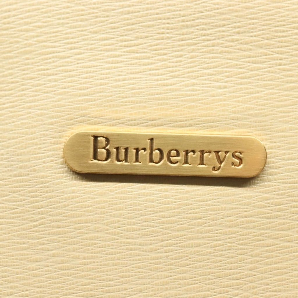Burberry Shoulder Bag Leather Beige Leather Shoulder Bag