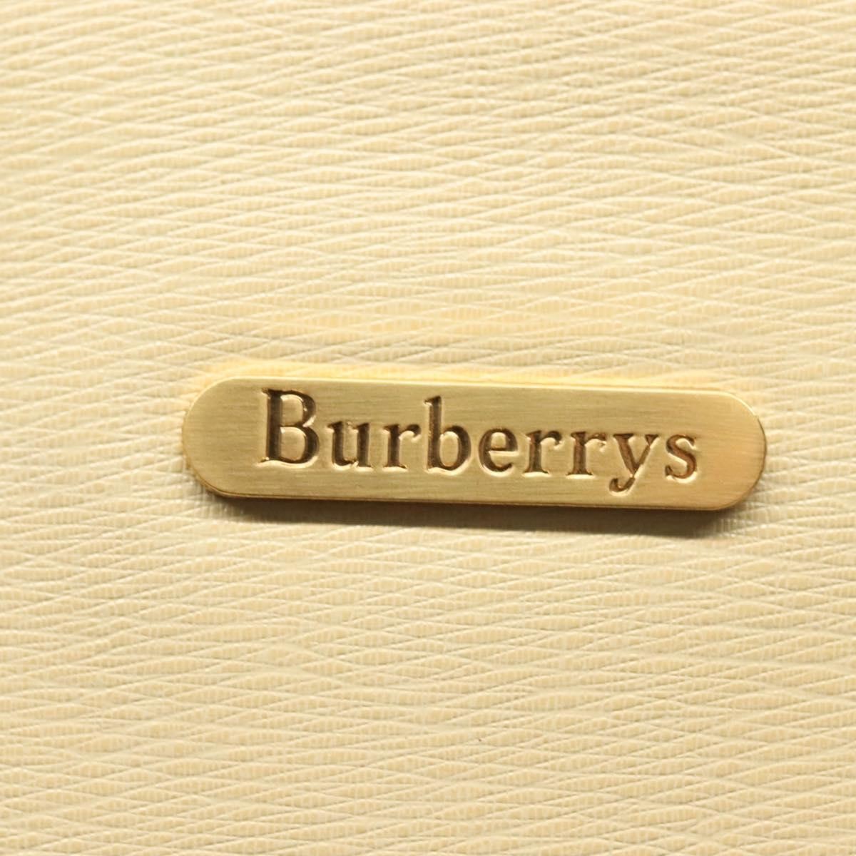 Burberry Shoulder Bag Leather Beige Leather Shoulder Bag