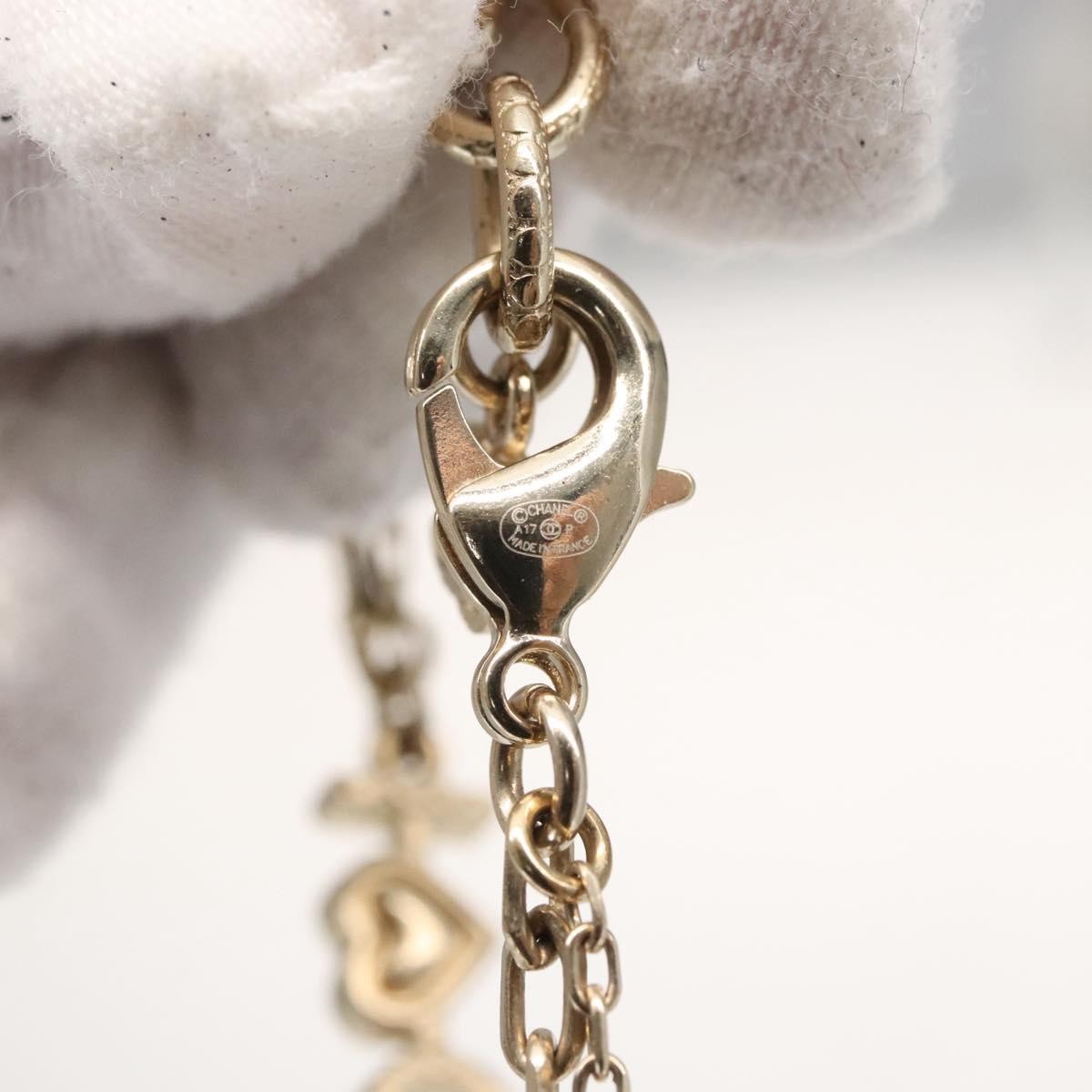 Chanel I Love Chanel Bracelet Metal With Resin Gold Metal Bracelet Jewelry