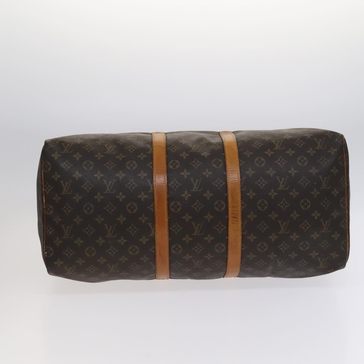 Louis Vuitton Keepall Bag Monogram Canvas Brown Canvas Bag