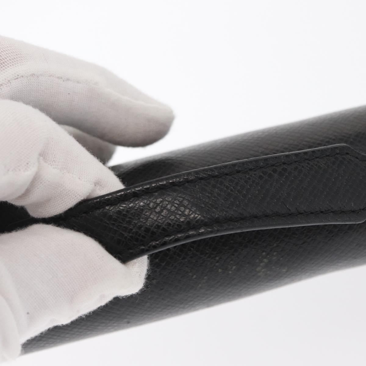 Louis Vuitton Zippy Xl Taiga Leather Black Leather Wallets Accessory