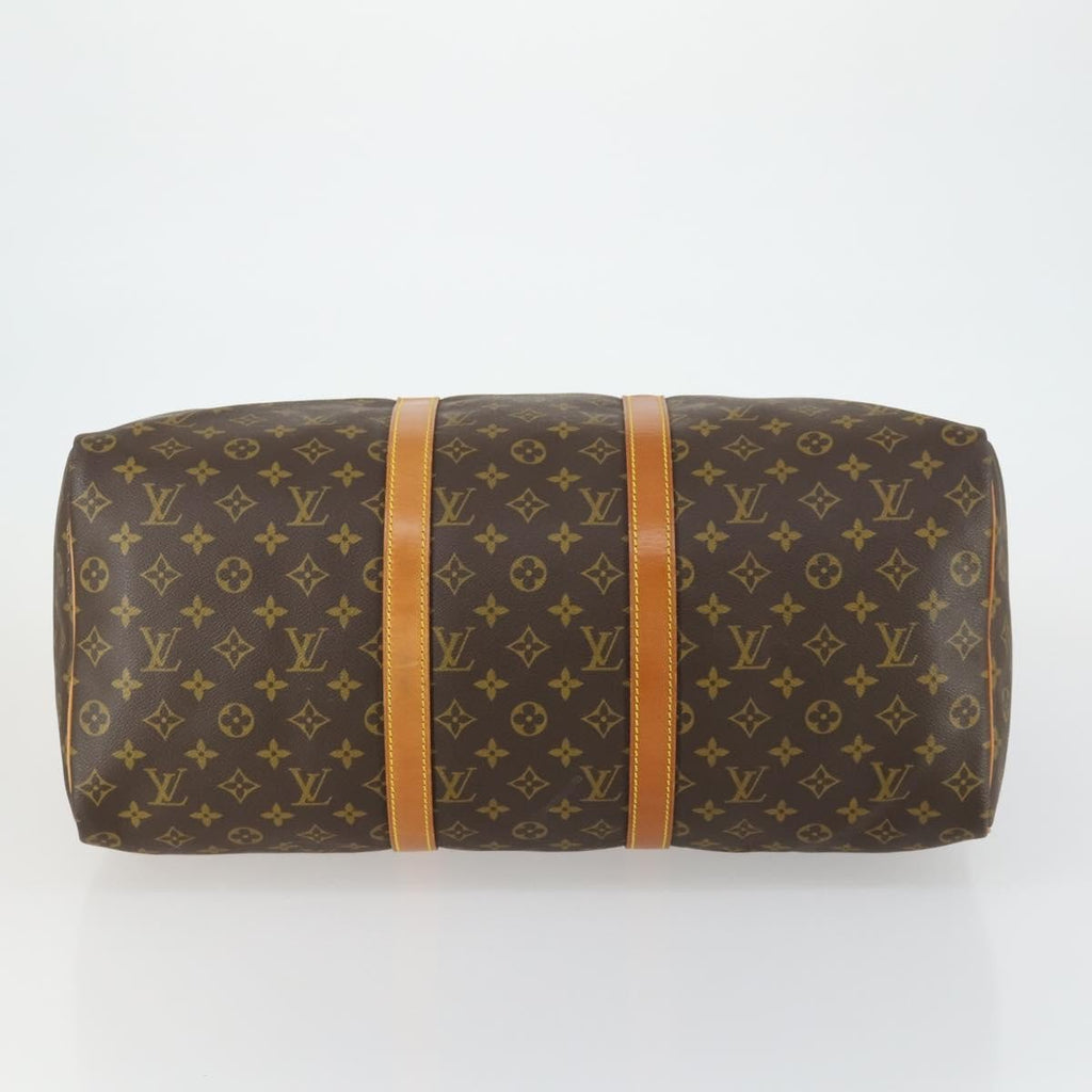 Louis Vuitton Keepall Bag Monogram Canvas Brown Canvas Travel Bag