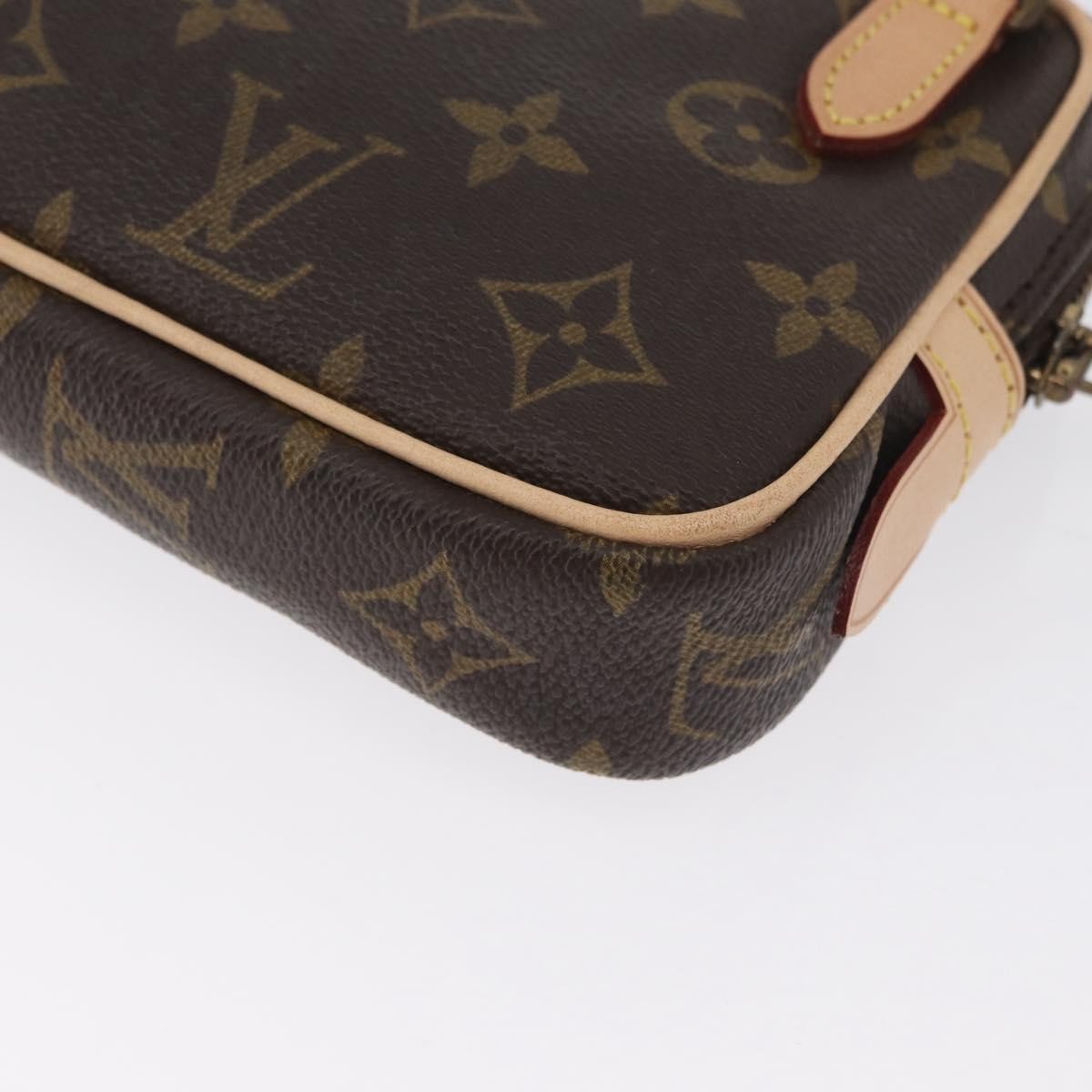 Louis Vuitton Pochette Marly Bandouliere Bag Monogram Canvas Brown Canvas Shoulder Bag