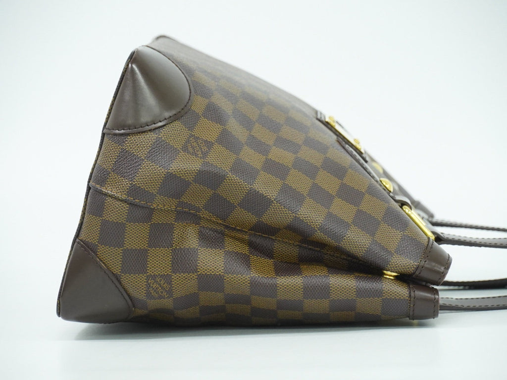 Louis Vuitton Hampstead Handbag Damier Brown Canvas Handbag