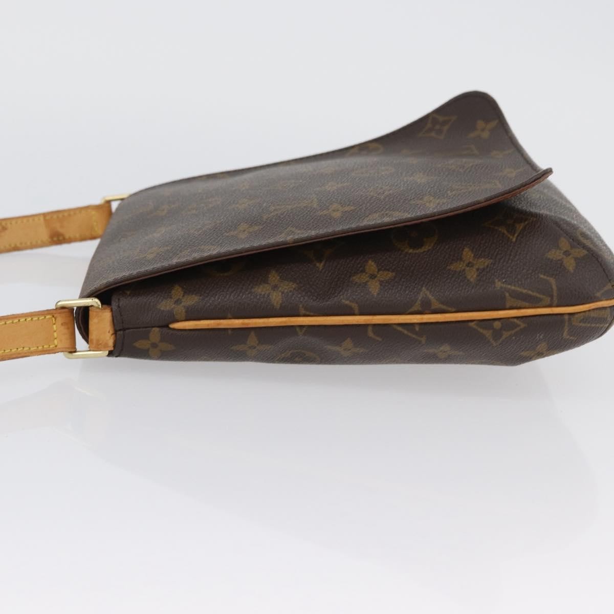 Louis Vuitton Musette Salsa Handbag Monogram Canvas Brown Canvas Shoulder Bag