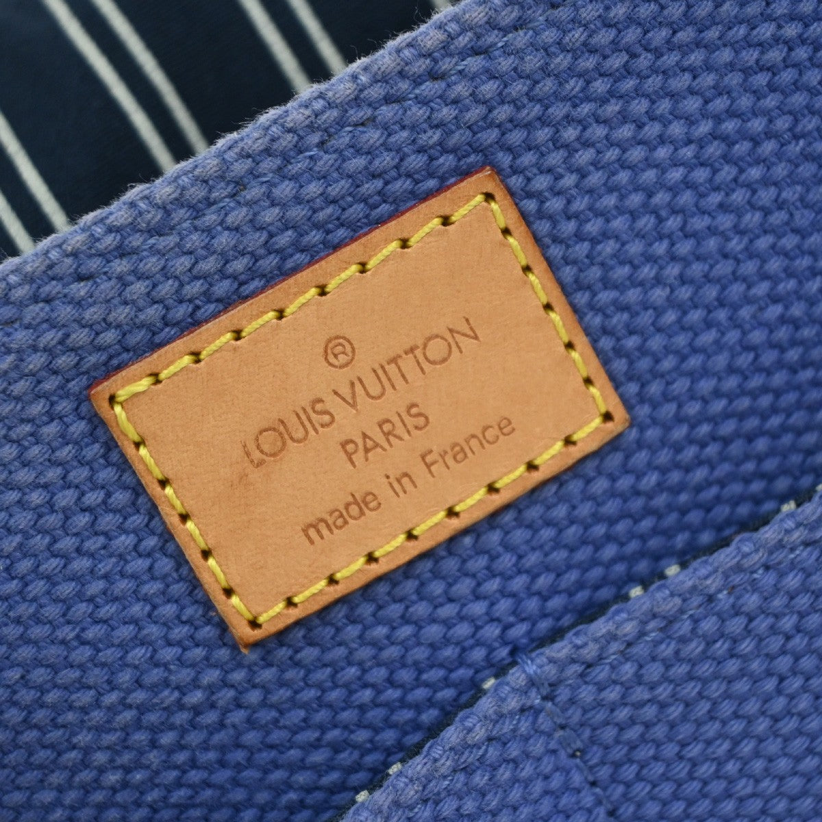 Louis Vuitton Antigua Besace Messenger Bag Canvas Blue Canvas Shoulder Bag