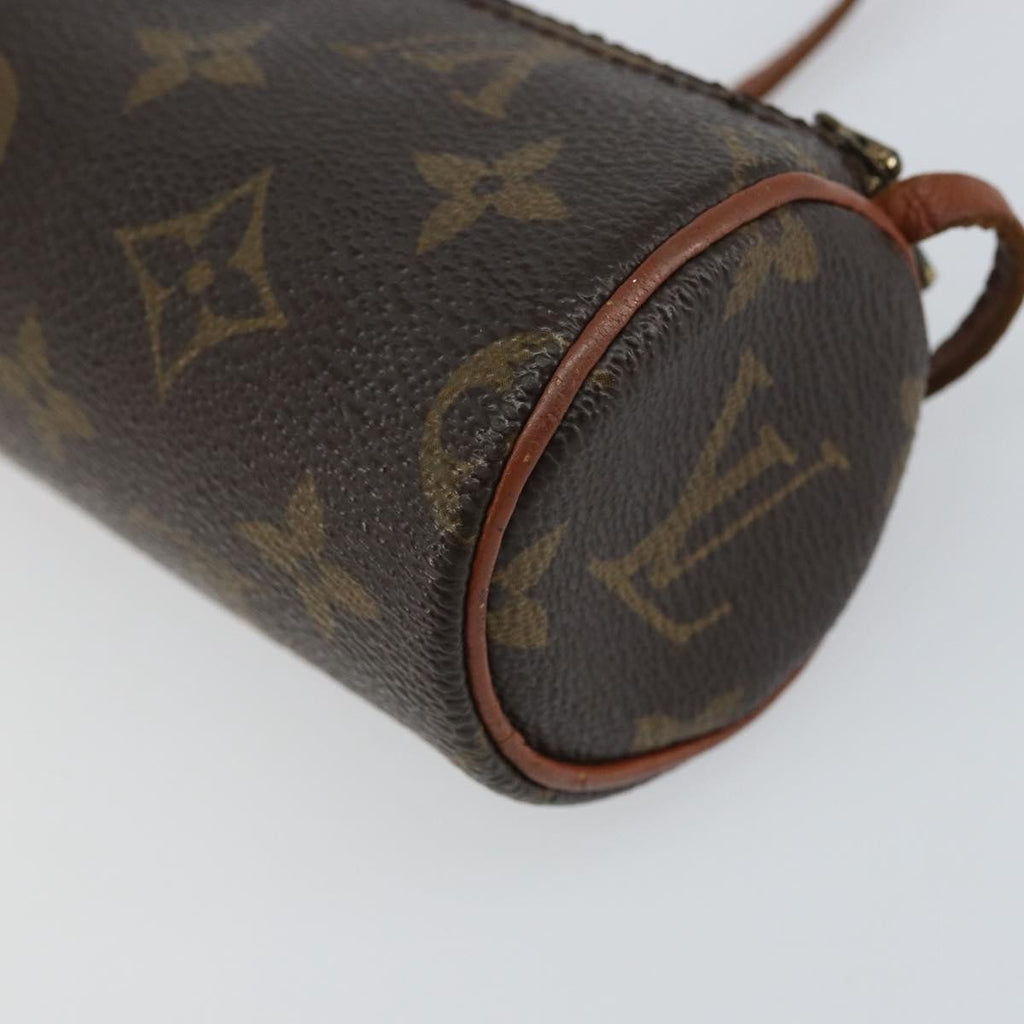 Louis Vuitton Papillon Pochette Monogram Canvas Brown Canvas Clutche & Pouche Bag