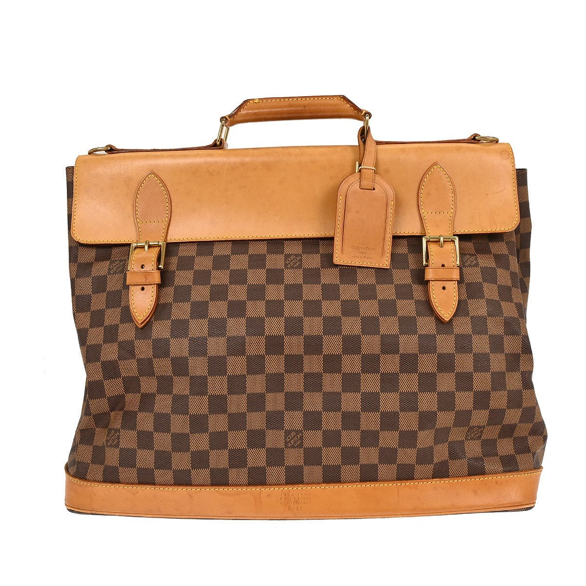 Louis Vuitton West End Handbag Centenaire Damier Brown Canvas Travel Bag